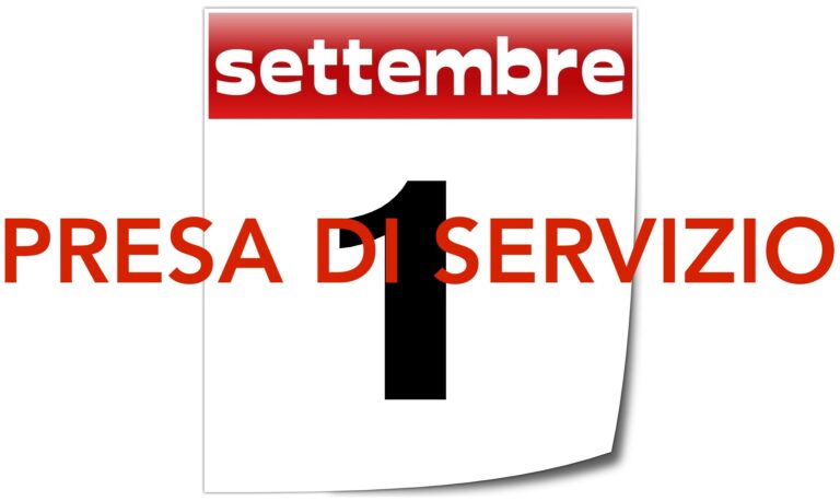 Informativa presa di servizio del 1 settembre 2025