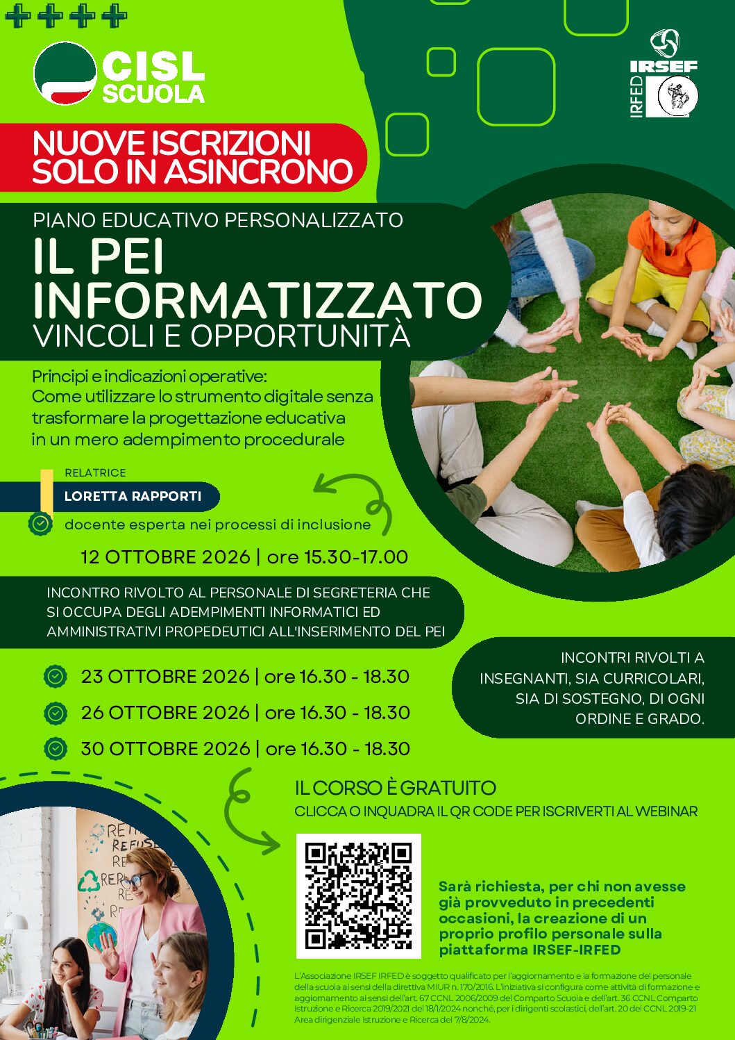 WEBINAR SUL PEI INFORMATIZZATO – CISL SCUOLA